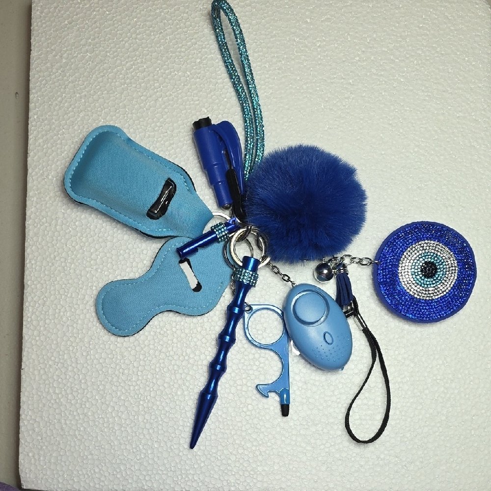 Safety Keychain Blue Eye